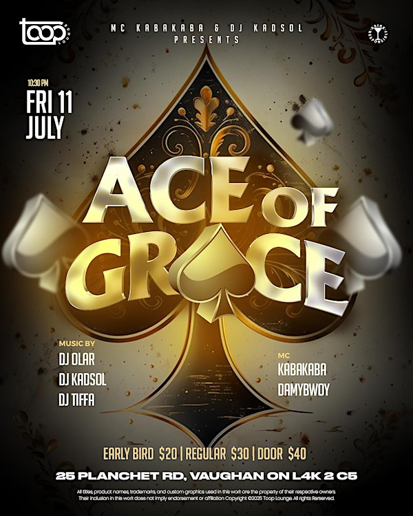 Ace Of Grace | Toop Lounge