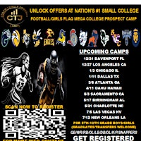 SACRAMENTO CA BOYS FOOTBALL/GIRLS FLAG MEGA COLLEGE PROSPECT CAMP MAY 3RD | 6300 Ehrhardt Ave