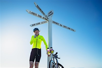 JOGLEJOG cycling record holder Dr Sarah Ruggins ride out followed by talk | The Island Centre