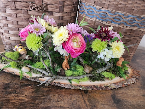 Enchanted Spring Forest, Table Centerpiece | Dragonfly Winery