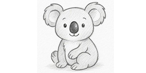 Kids’ Koala Pencil Drawing Class | Expressive Brush Art Studio