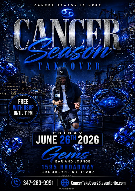 Cancer Season TakeOver | Gems Bar & Lounge