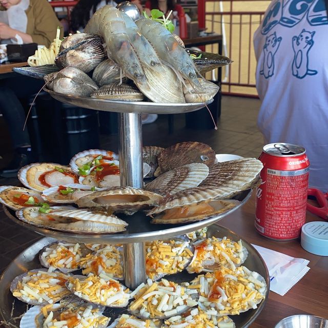 오이도 조개구이 무한리필 맛집! "청춘조개본점"