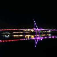 Stunning Kuching Darul Hana Bridge