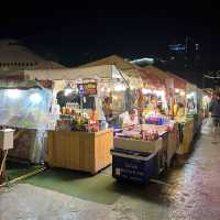 Night market with a plane @ Pattaya 