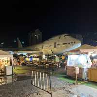 Night market with a plane @ Pattaya 