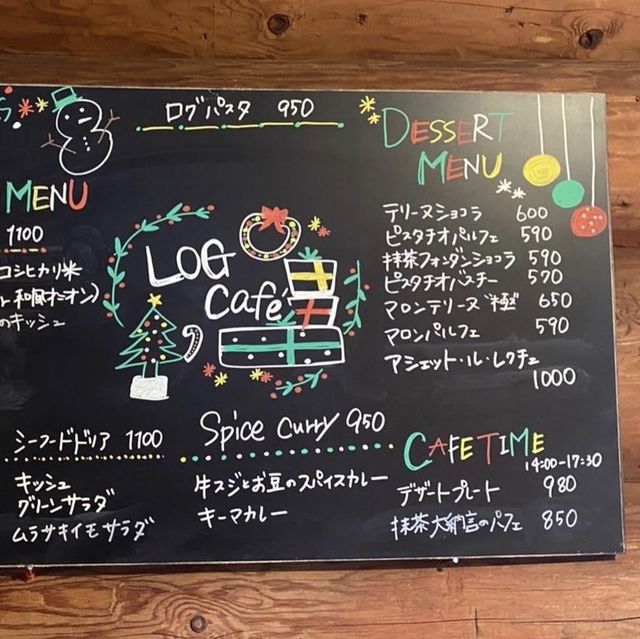 木のぬくもりログハウスカフェ☕️