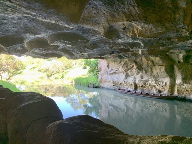 宜蘭冬山神秘河道｜洞窟造景神秘感十足！