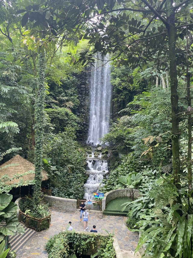 largest man-made waterfall in Jurong