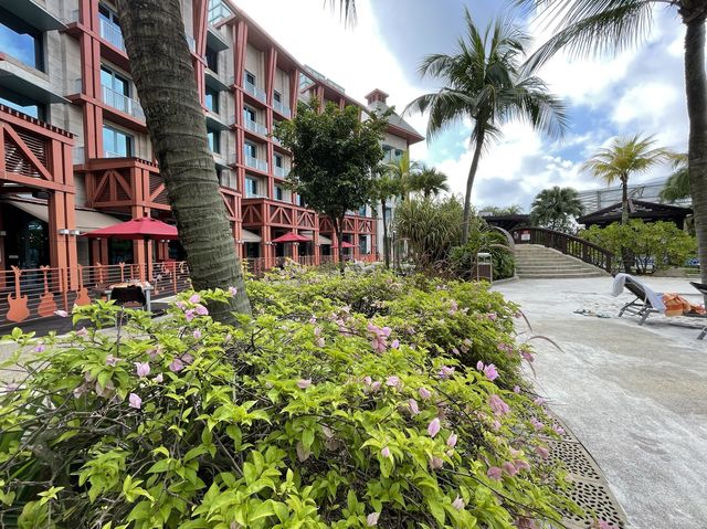 Resort greenery