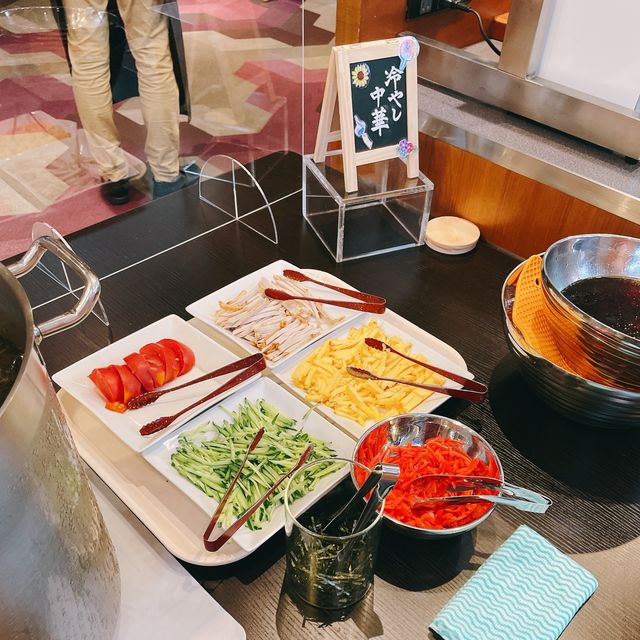 朝食ビュッフェが復活してました！
