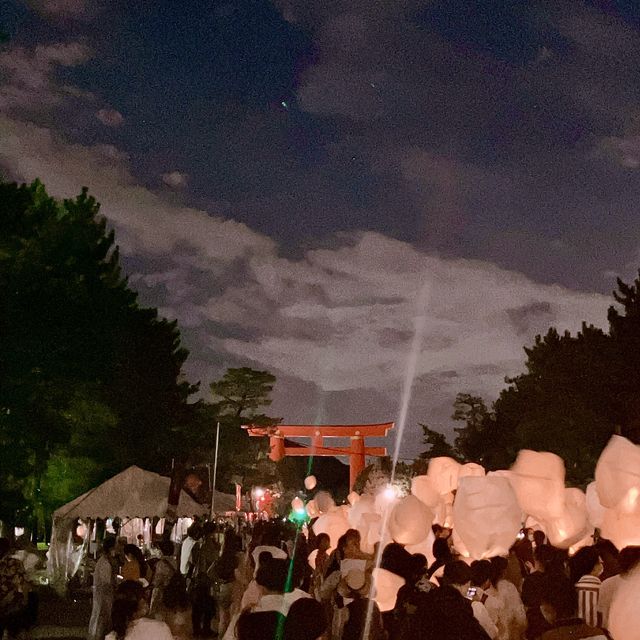 【京都】平安神宮でのスカイランタン