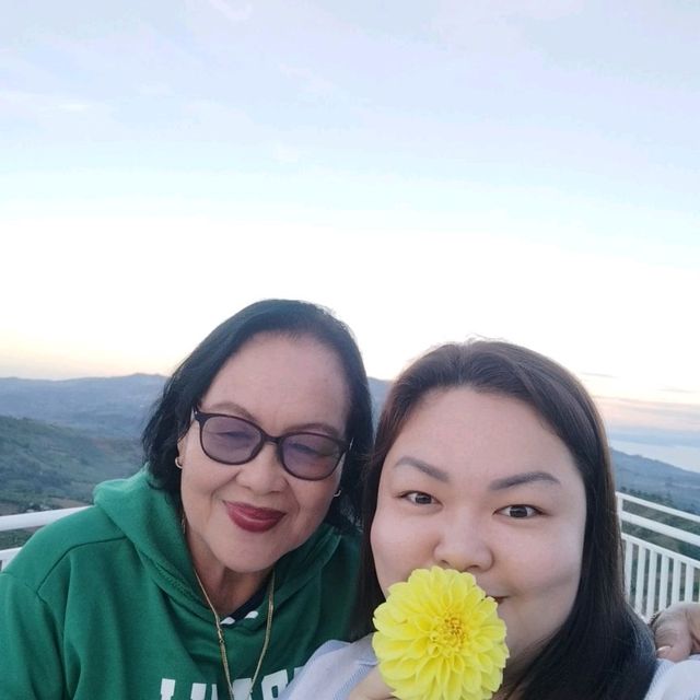 On top of the 'world' at Apo Flower Garden