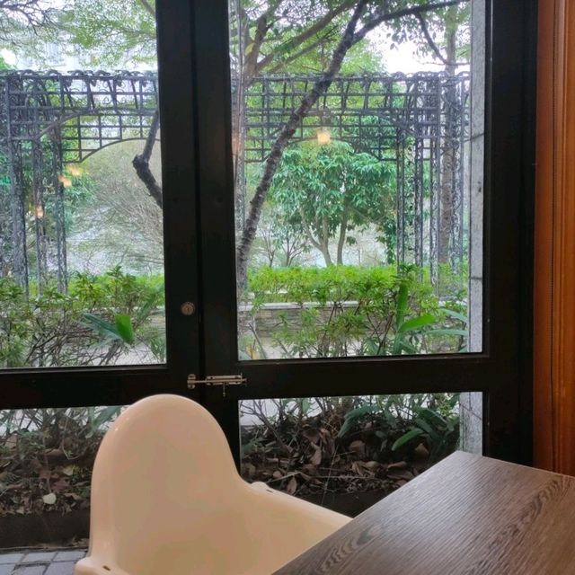 新竹煙波湖濱本館-西餐廳1樓早餐用餐環境舒服