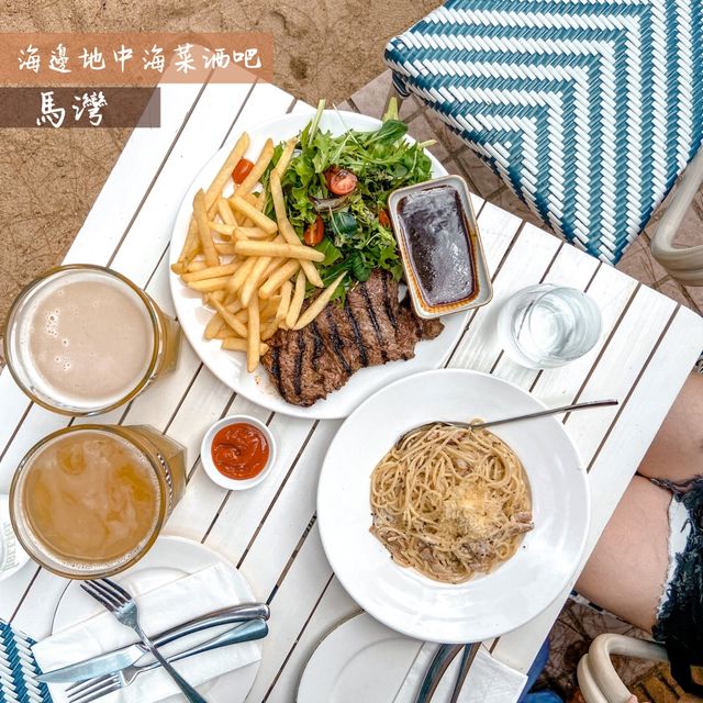 馬灣遊 ｜ 對住沙灘Chill住飲啤酒﹗