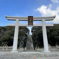 【茨城】波の中たたずむ🌊大洗磯前神社「神磯の鳥居」