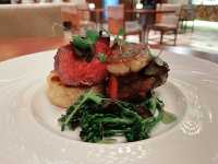 Fabulous steak dinner at W Sentosa