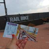 Seaside Rail Biking in Incheon