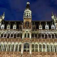 Grand Place Brussels, beautiful day & night