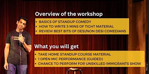 STANDUP COMEDY WORKSHOP | The Rendezvous