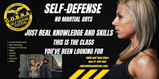 Self- Defense Class 4 1/2 Hours | 3704 W 72nd Ave