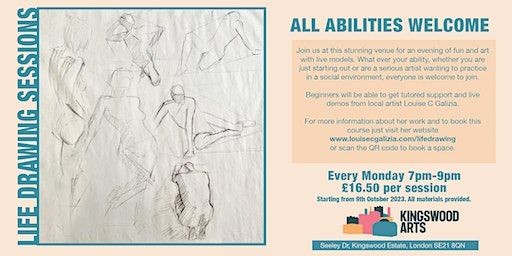 LIFE DRAWING SESSIONS AT KINGSWOOD ARTS | Kingswood Arts