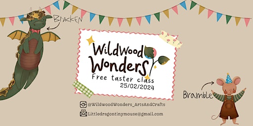 Wildwood Wonders Arts and Crafts Free Pilot Session (AM) | Wendover Youth Centre