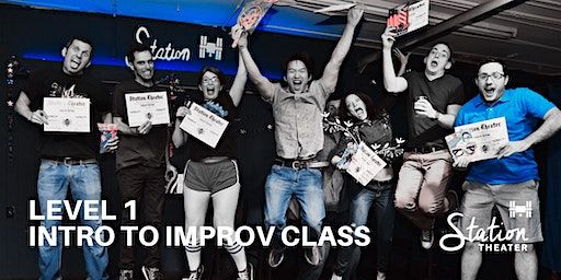 Class: Level 1 Long-Form Improv (In-Person; Wednesdays, 8-10 pm; 9 weeks) | Station Theater - Live Improv & Sketch Comedy