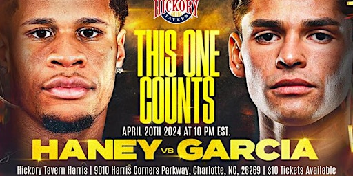 Haney vs Garcia at Hickory Tavern Harris Blvd | Hickory Tavern