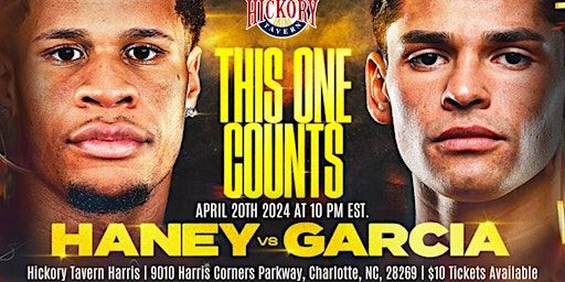 Haney vs Garcia at Hickory Tavern Harris Blvd | Hickory Tavern