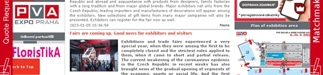 適用於裝飾和家居 - 2024 年秋季 | PVA EXPO PRAHA