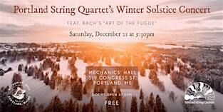 Portland String Quartet's Winter Solstice Concert | Mechanics Hall