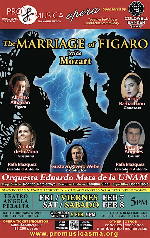 Pro Musica Opera - The Marriage of Figaro | Teatro Angela Peralta