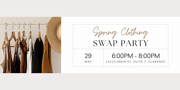 Spring Clothing Swap Party | 10225 Main St