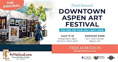 22nd Annual Downtown Aspen Art Festival | Paepcke Park