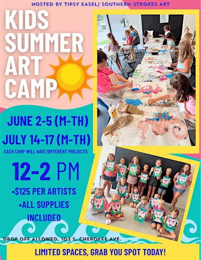 JULY Dothan Art Camp | Southern Strokes Art