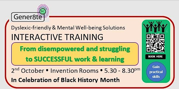 Dyslexic-friendly and Mental Well-being Training for Black History Month | The Invention Rooms
