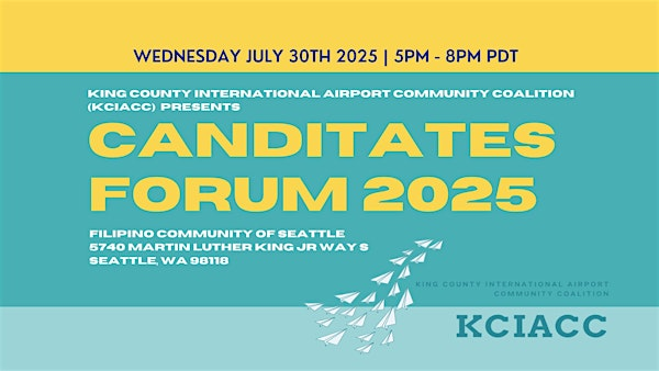 KCIACC - Candidates Forum 2025 | Filipino Community Center