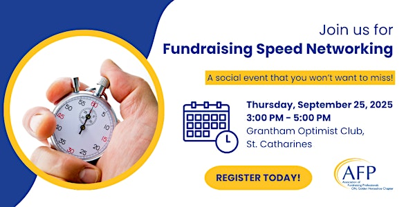 Fundraising Speed Networking | 188 Linwell Rd