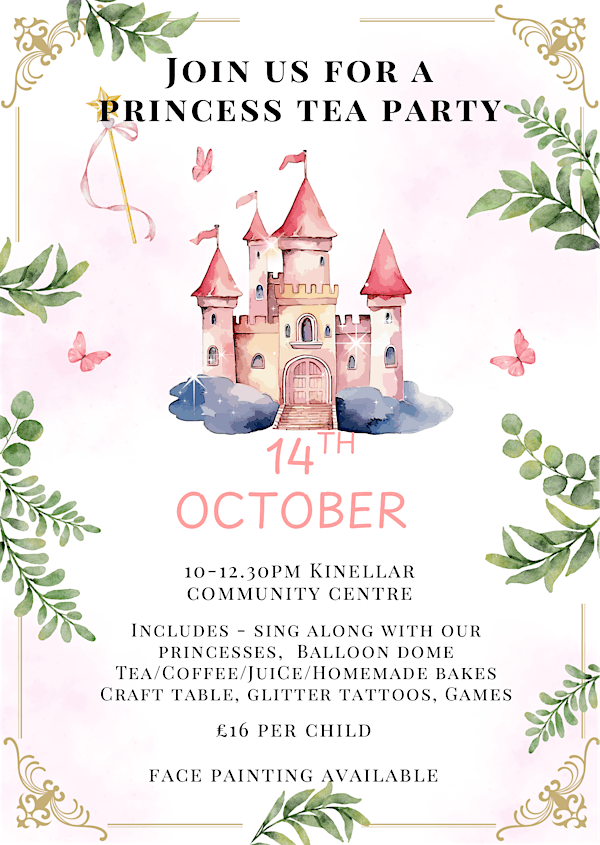 Princess Tea Party | Kinellar Community Hall