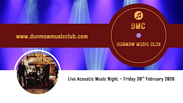 Cats In Space (Acoustic) - Live at Dunmow Music Club | Foakes Hall