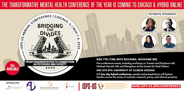 ISPS-US 2025 Annual Conference: Bridging the Divides | UIC Student Center West