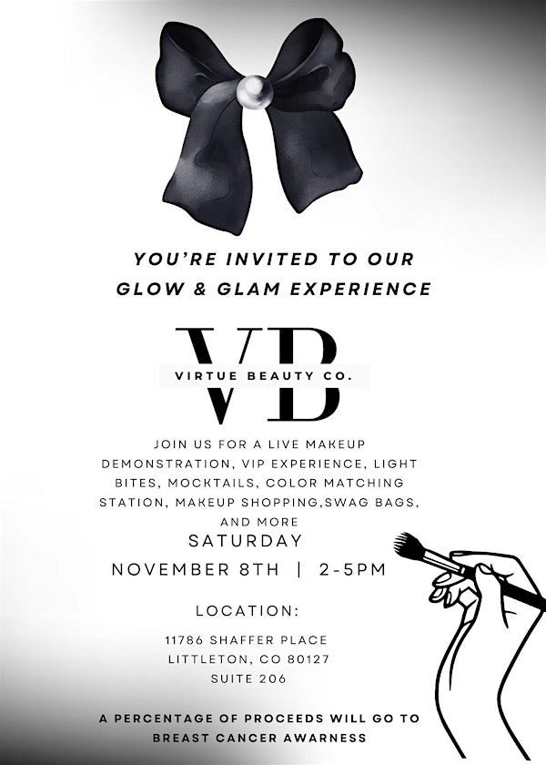 Virtue Beauty Co Glow & Glam Experience | 11786 Shaffer Pl suite 206