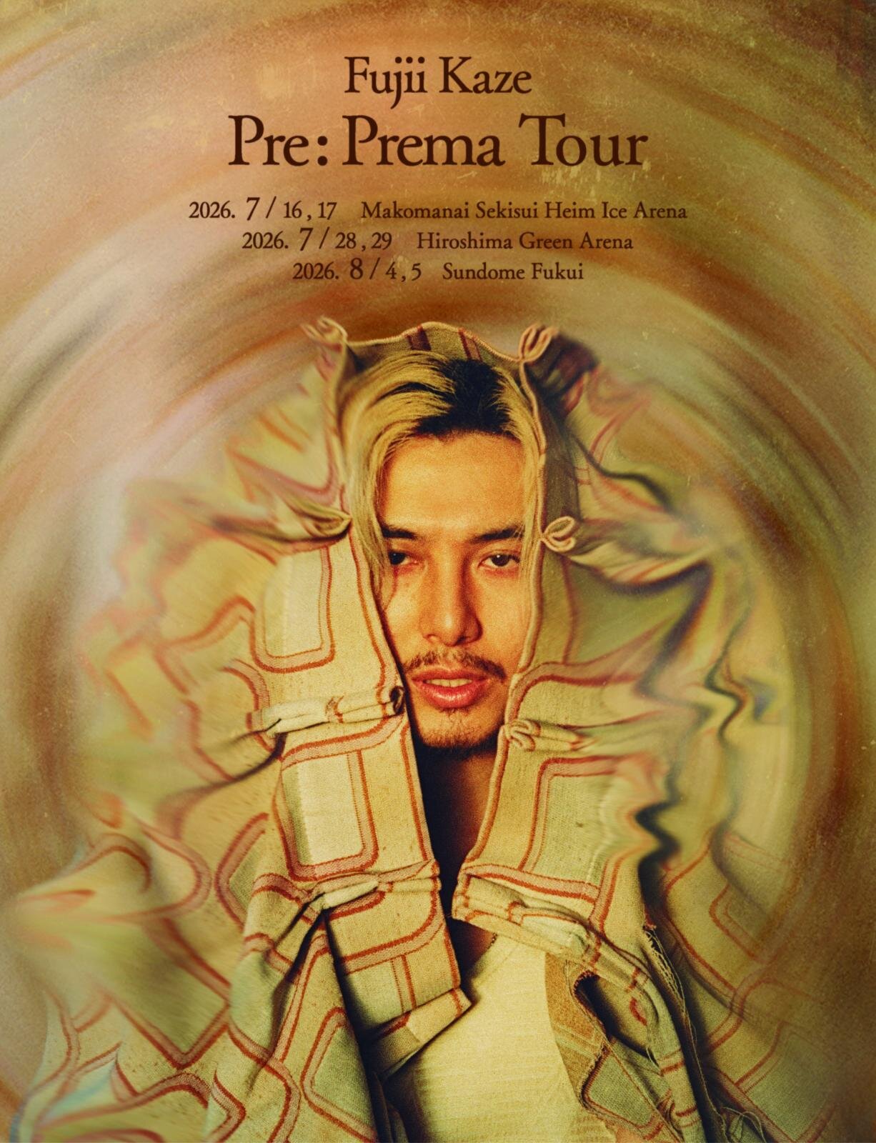 2026藤井風 Fujii Kaze《Pre: Prema Tour》演唱會札幌站 | Fujii Kaze Pre: Prema Tour In Sapporo | 真駒內屋內競技場