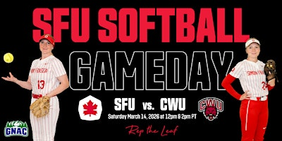 SFU Softball vs. Central Washington University | SFU Beedie Field