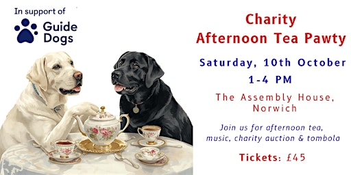 Charity Afternoon Tea Pawty in support of Guide Dogs  UK | The Assembly House