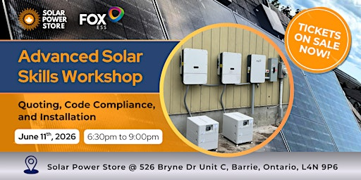 Advanced Solar Skills Workshop: Quoting, Compliance, and Installation | Solar Power Store Canada
