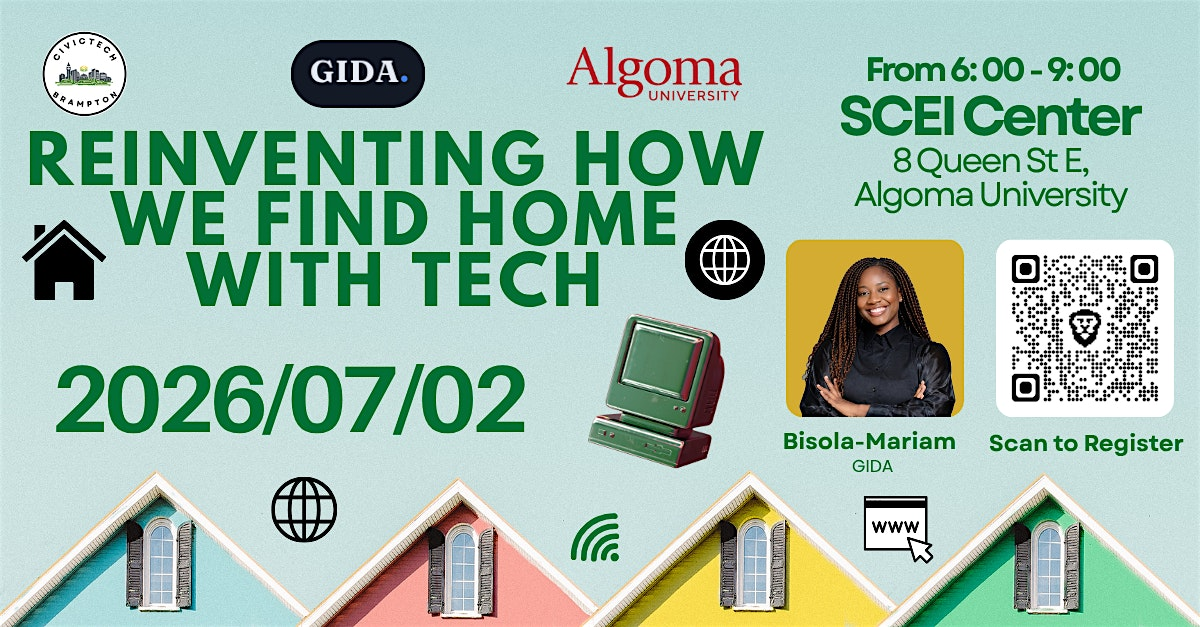 CivicTechBrampton 16th Meetup: Matching housing tenants & owners using tech | 8 Queen St E