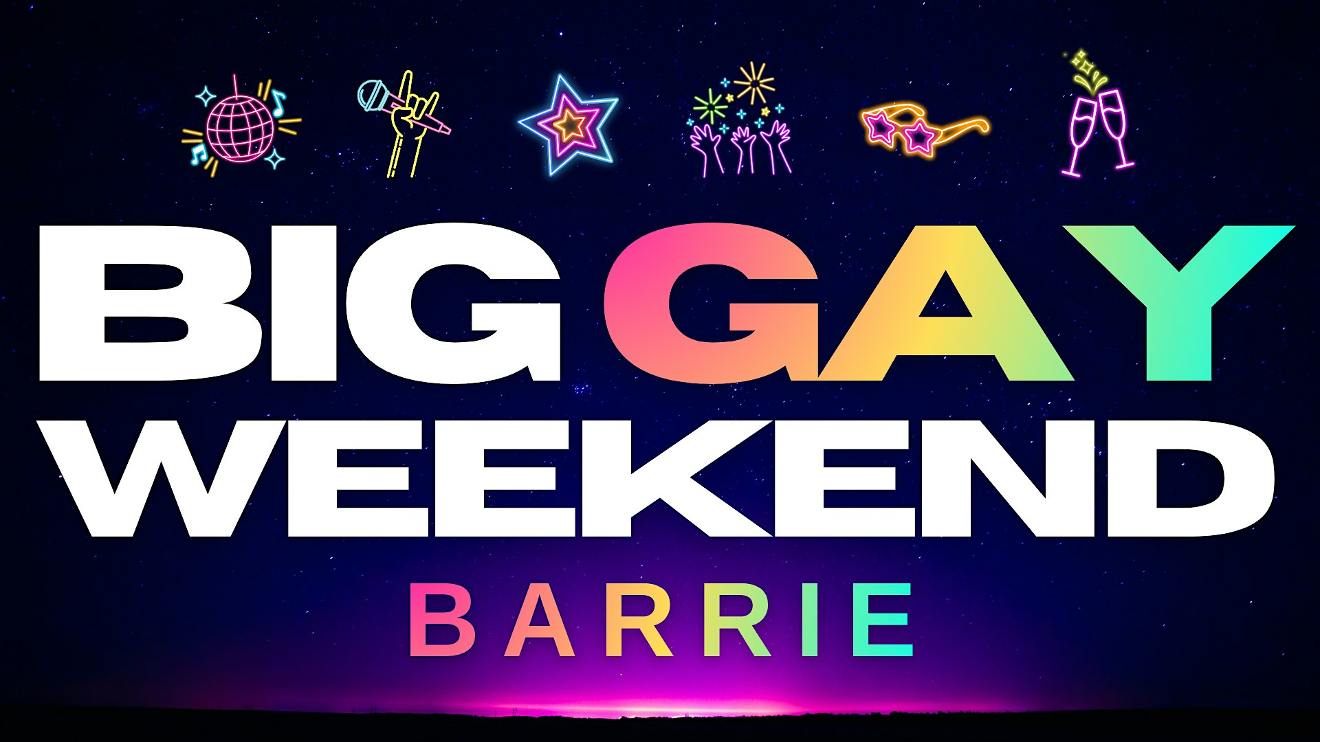 BIG GAY WEEKEND BARRIE (August 28-30) | The Rec Room Barrie