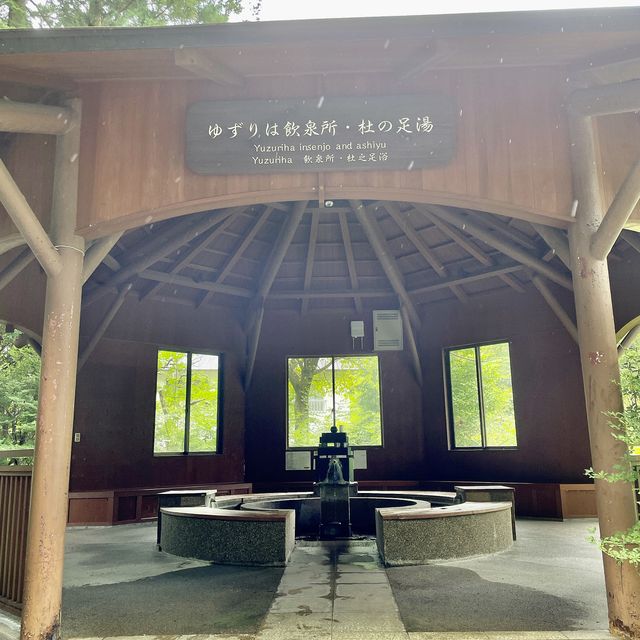 【群馬】ゆずりは飲泉所・杜の足湯